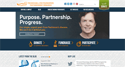 Desktop Screenshot of michaeljfox.org